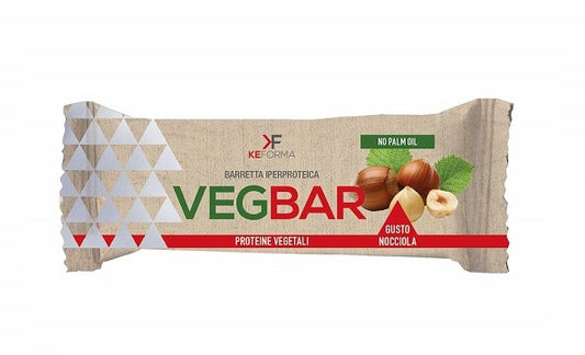 Keforma Veg Bar Barretta Iperproteica Nocciola 40g