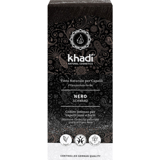 Khadi Tinta Naturale Capelli Nero 100g