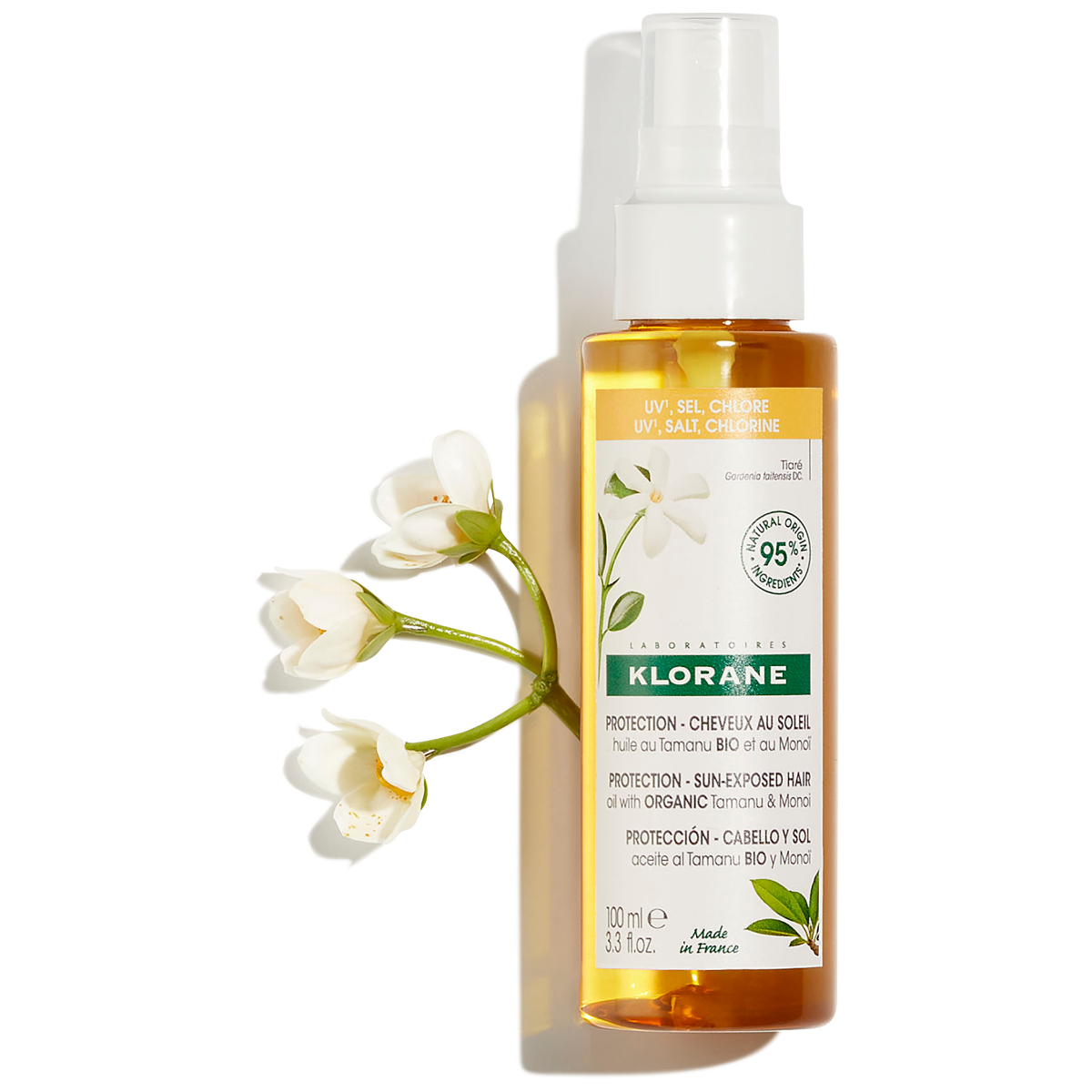 Klorane Olio al Tamanu Bio E Monoï 100ml