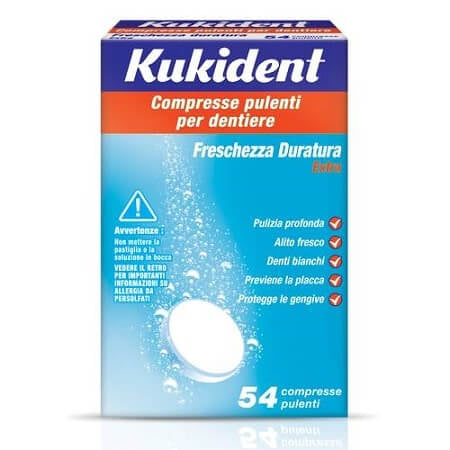 Kukident Cleanser Fresch 54 compresse