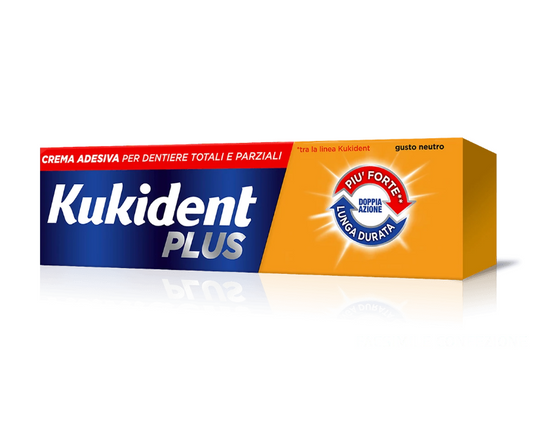 Kukident Plus Doppia Azione Crema Adesiva 65gr