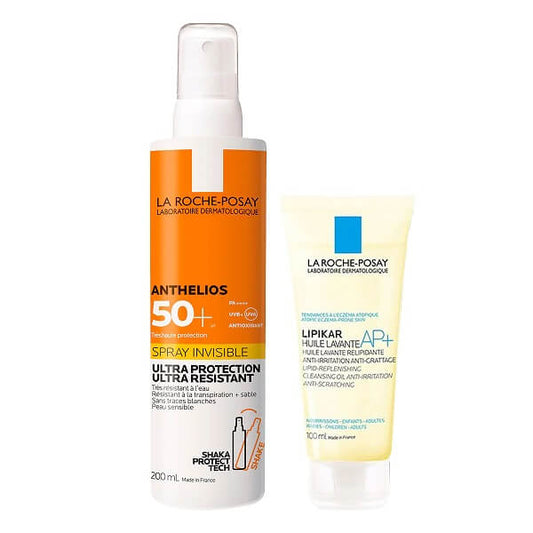 La Roche Posay Anthelios Spray Corpo Invisibile SPF50+ 200ml + Lipikar Olio Lavante 100ml