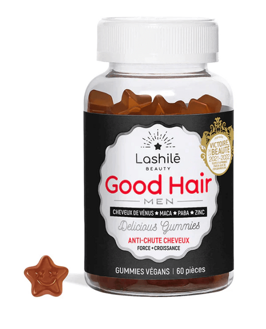 Lashilé Beauty Good Hair Men 60 Pastiglie Gommose Vegane