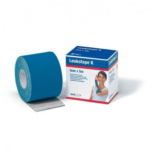 Leukotape K Benda Anelastica In Rocchetto Per Taping Kinesiologico Blu 5X500 Cm