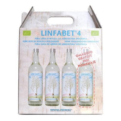 Linfabet 4 Bottiglie Alla Betulla 2800ml