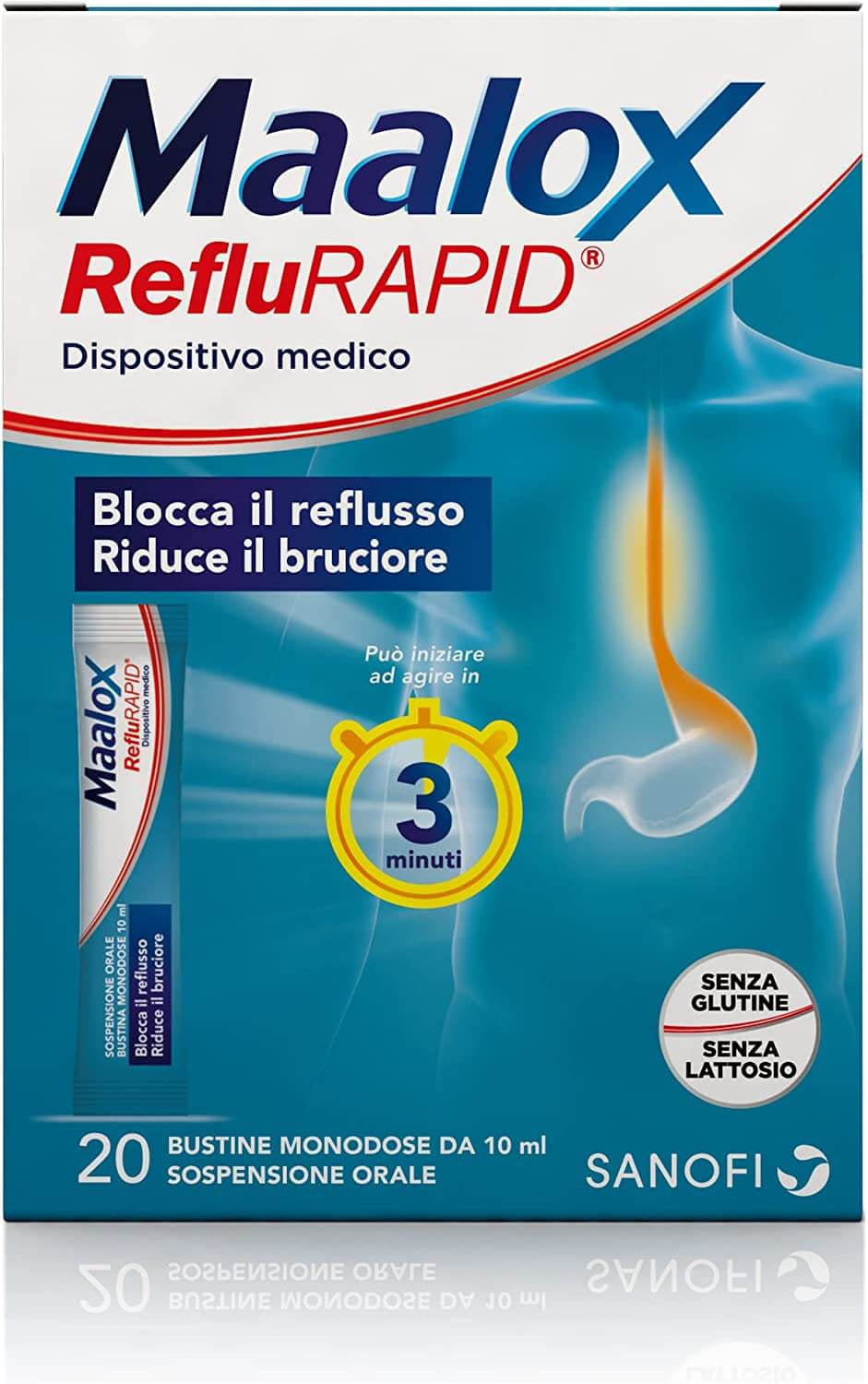 Maalox RefluRAPID 20 bustine