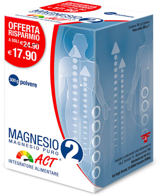 Magnesio 2 Act 300g polvere