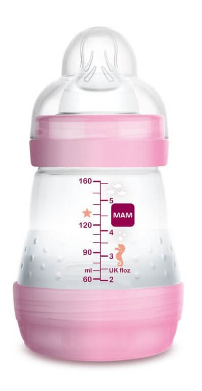 MAM Biberon Easy Start Rosa 160ml