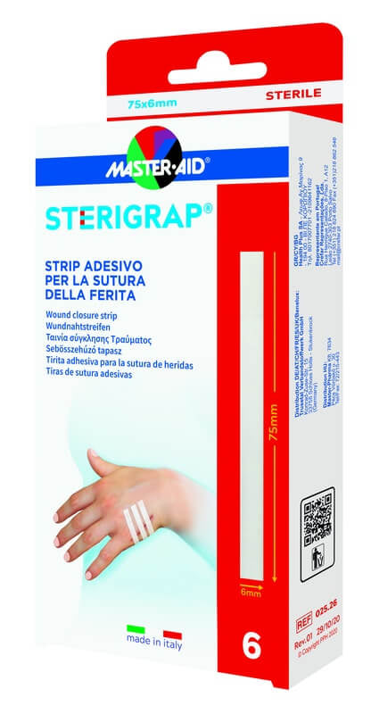 Master-Aid Cerotti Sterigrap 75x6mm 6 pezzi