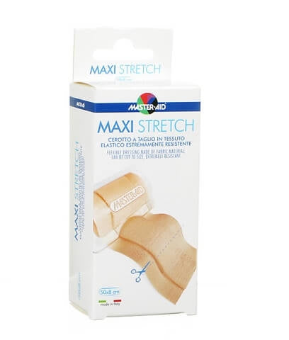 M-Aid Maxi Stretch Cerotto A Taglio 50x8cm