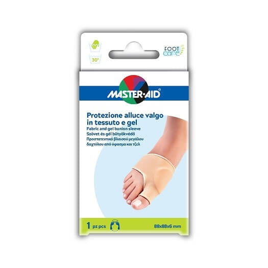 Master-Aid Protezione Alluce Valgo Gel/Tessuto 1 pezzo