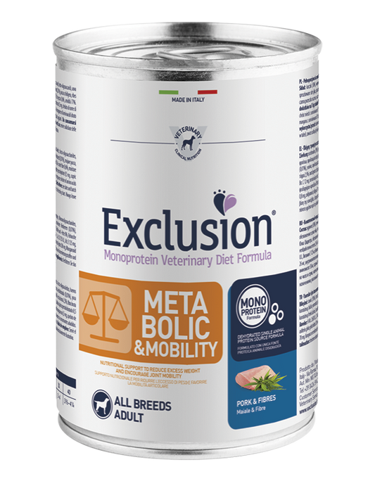 Exclusion Veterinary Diet Metabolic And Mobility Lattina Umido 400gr