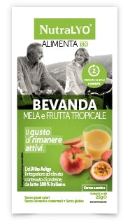 NutraLYO Alimenta Più Bevanda Mela e Frutta Tropicale 25g