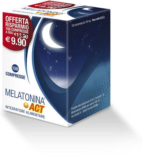 Melatonina Act 1mg 150 compresse