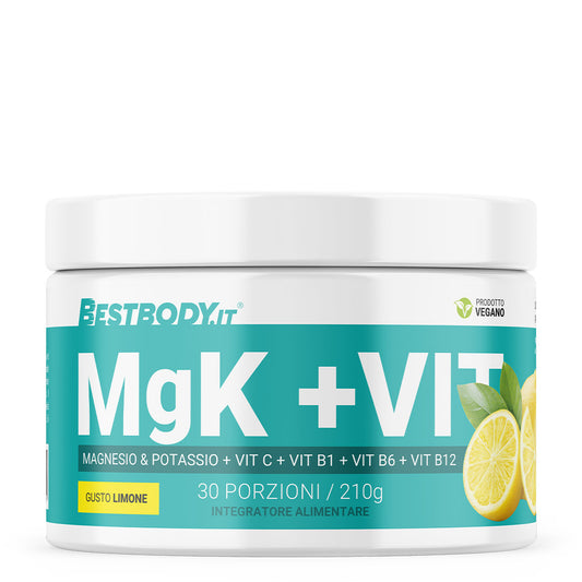 BestBody Mgk +vit Il Tuo Alleato Per L'equilibrio Elettrolitico E La Resistenza Fisica 210g Gusto Limone