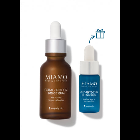 Miamo Cofanetto Rughe di Tono Collagen Boost 30 ml + Multi Peptide 20% 10 ml