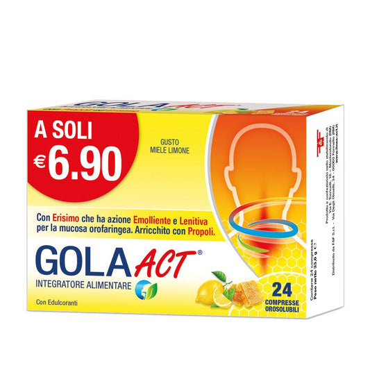 Gola Act Miele Limone 24 Compresse