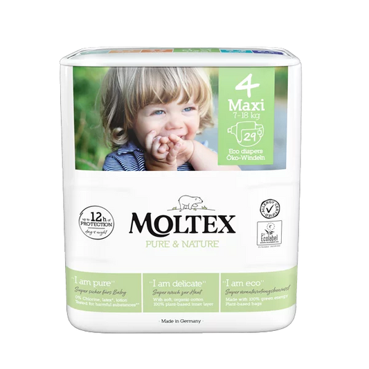 Pannolini Moltex Pure&Nature Taglia 4 Maxi 29 Pezzi 7/18kg