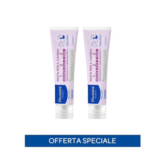 Mustela Bebè Bipack Pasta per il Cambio 2x100ml