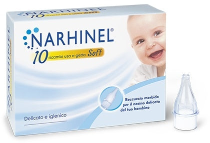 Narhinel 10 Ricambi Usa e Getta per Aspiratore Nasale