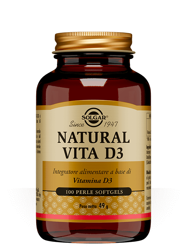 Solgar Natural Vita D3 100 perle