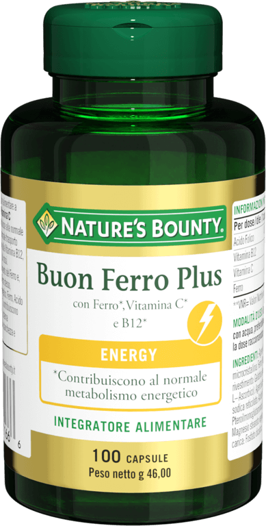 Nature's Bounty Buon Ferro Plus 100 capsule