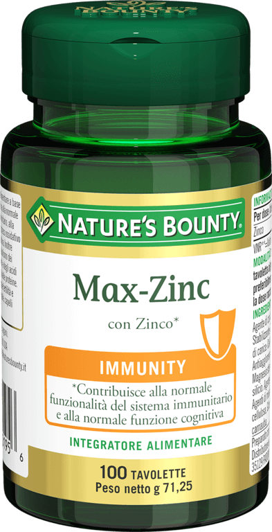 Nature's Bounty Max Zinco 100 tavolette