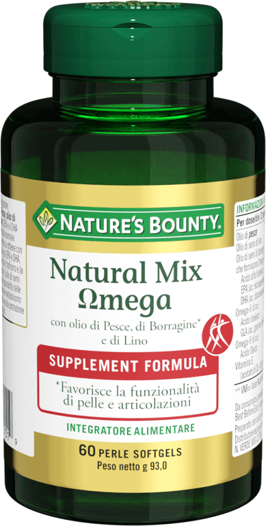 Nature's Bounty Natural Mix Omega 60 perle