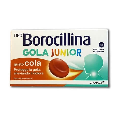 Neoborocillina Gola Junior 15 pastiglie gommose