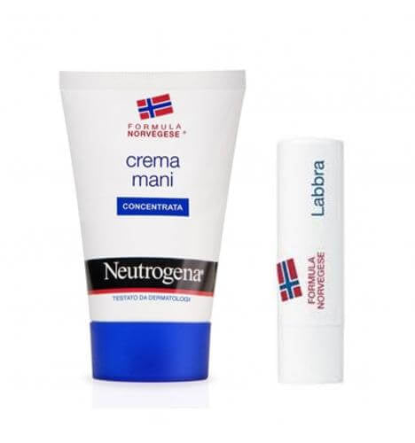 Neutrogena Crema Mani Concentrata + Stick Labbra