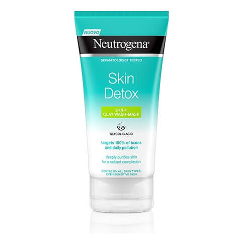 Neutrogena Skin Detox Maschera Purificante all'argilla 2in1  150ml