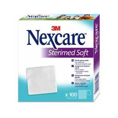 Nexcare Sterimed Soft Garza Compressa Tessuto Non Tessuto Sterile Multilingual 10x10m 100 Pezzi