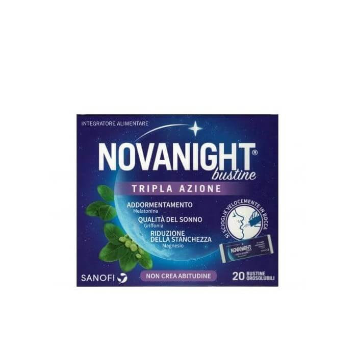 Novanight Tripla Azione Sul Sonno 20 bustine orosolubili