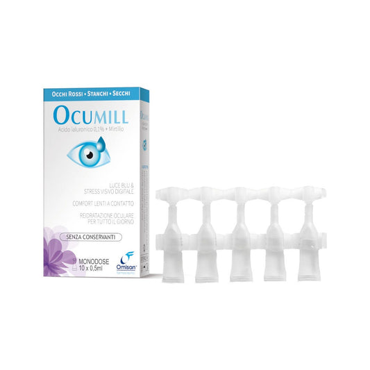 Ocumill Monodose Occhi Rossi Stanchi Secchi 10x0,5ml