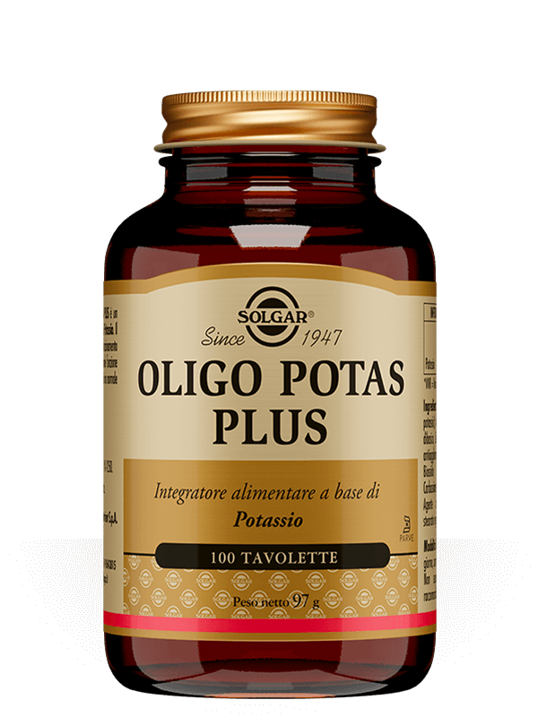 Solgar Oligo Potas Plus 100 tavolette