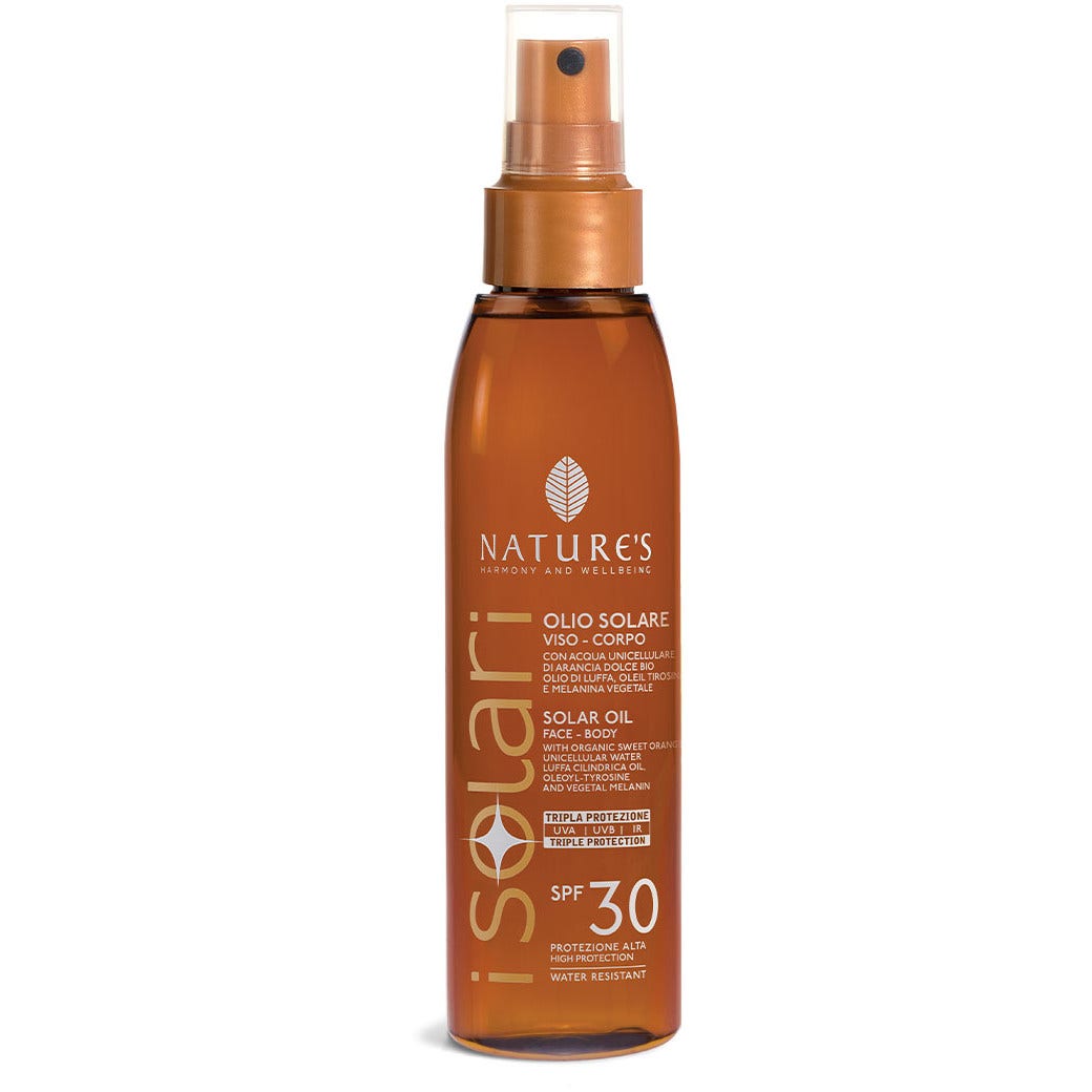 Nature's Solari Olio Solare Viso/Corpo SPF30 150ml