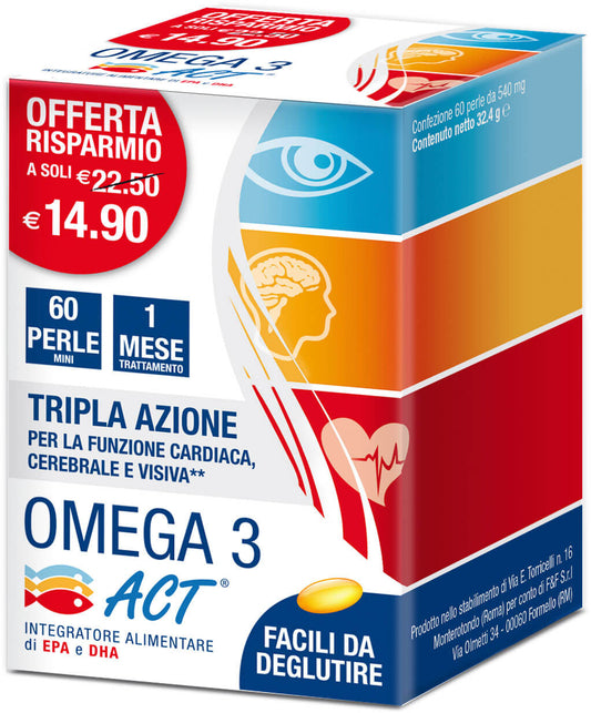 Omega 3 Act 540mg 60 perle