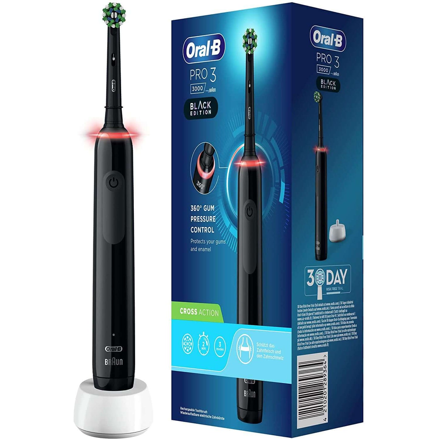 Oral-B Pro 3 3000 CrossAction Spazzolino Elettrico