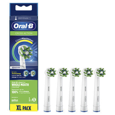 Oral-B Refill Testine di Ricambio Cross Action 5 pezzi