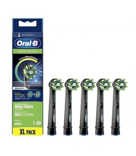 Oral-B Refill Testine di Ricambio Cross Action EB50 5 pezzi