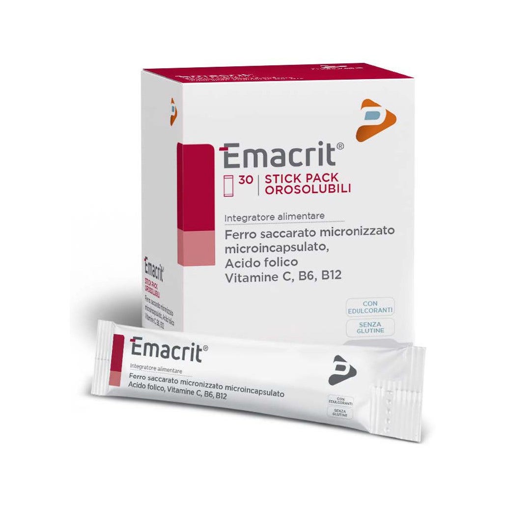 Emacrit Orosolubile 30 Stick Pack