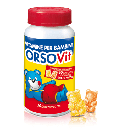 OrsoVit Vitamine Per Bambini 60 Caramelle Gommose