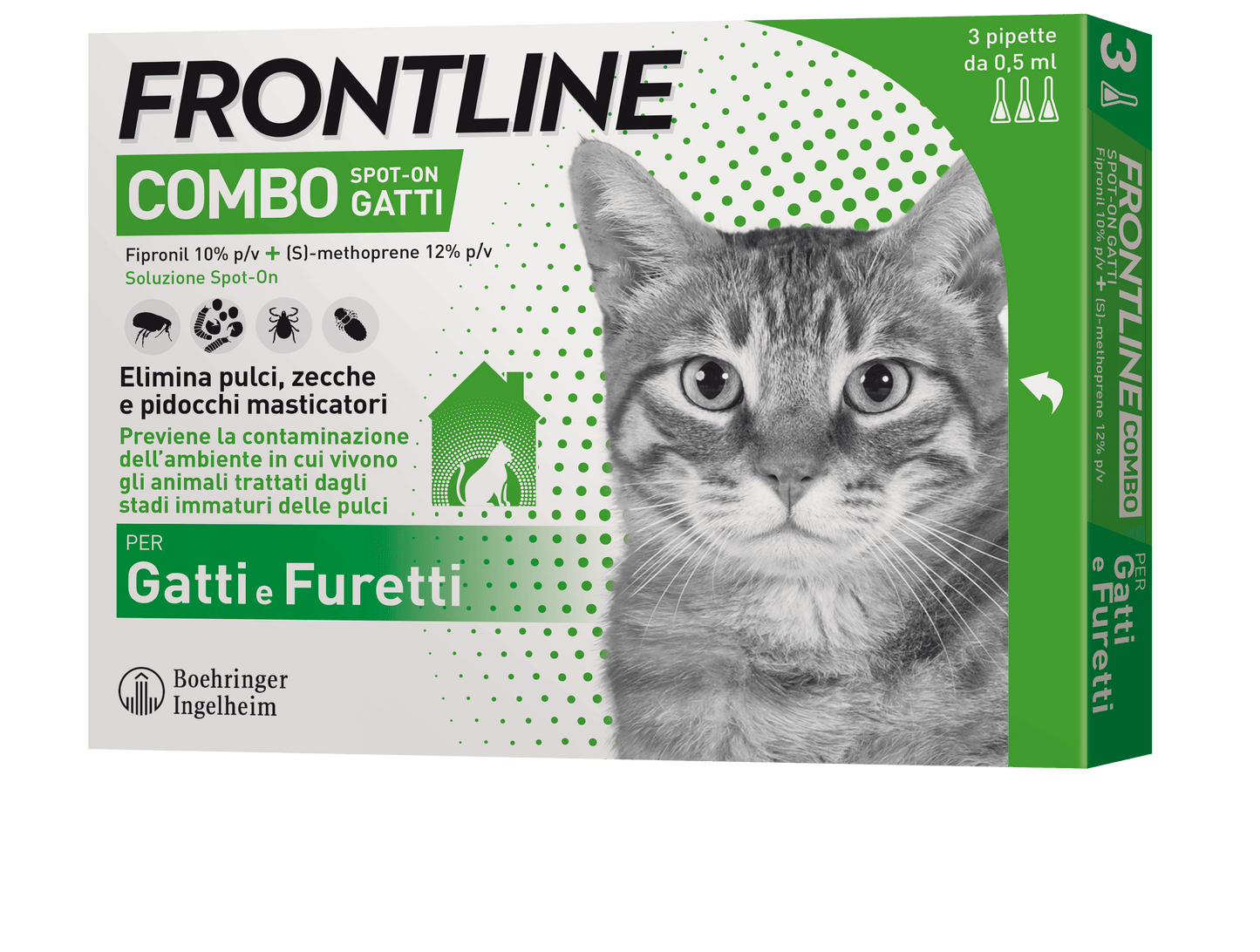 Frontline Combo Gatti 3 pipette