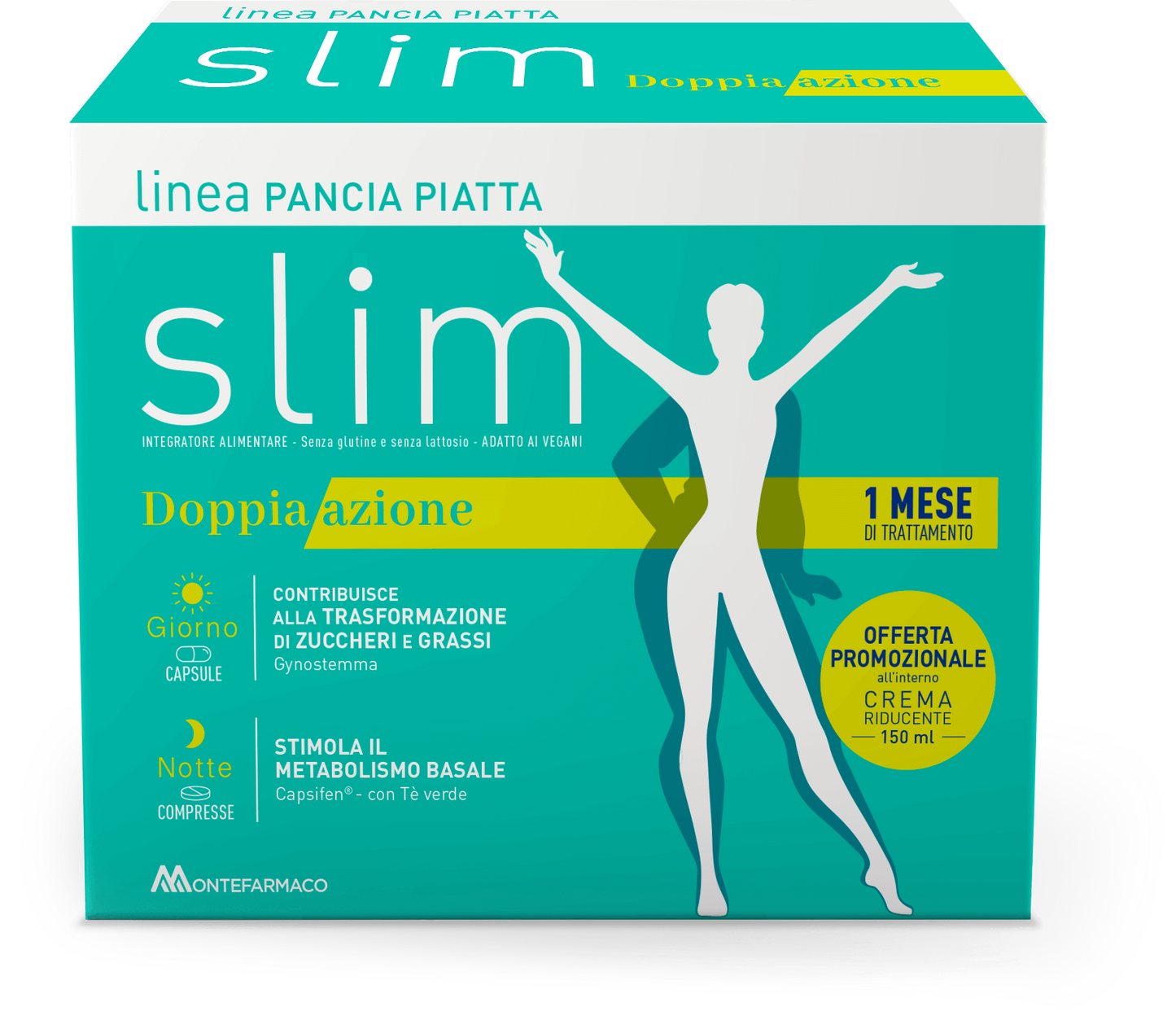 Pancia Piatta Slim 240 capsule + Crema Riducente in Omaggio