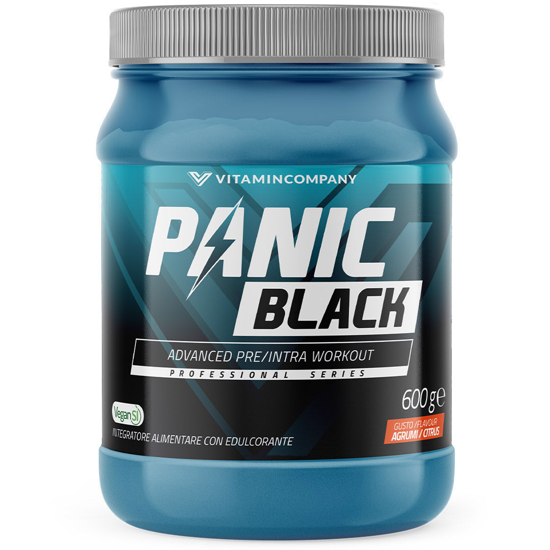 Vitamincompany Panic Black 3.0 Pre-Intra Workout Agrumi 600g