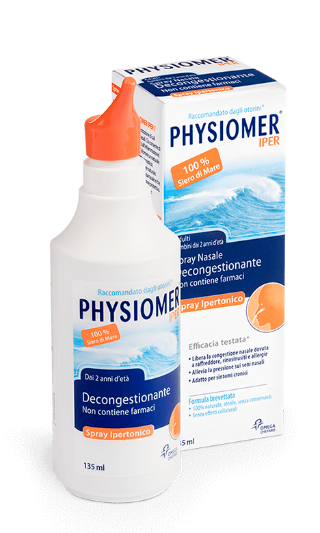 Physiomer Spray Nasale Ipertonico 135ml