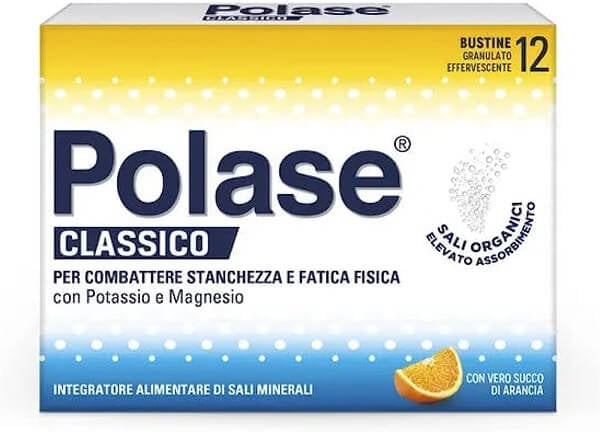 Polase Classico Integratore Sali Minerali Arancia 12 bustine effervescenti