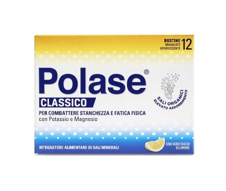 Polase Classico Integratore Sali Minerali Limone 12 bustine effervescenti