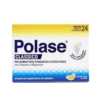 Polase Classico Integratore Sali Minerali Limone 24 Bustine Effervescenti