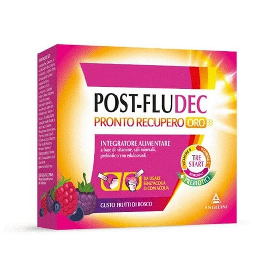 Postfludec Pronto Recupero Oro Gusto Frutti di Bosco 12 stick